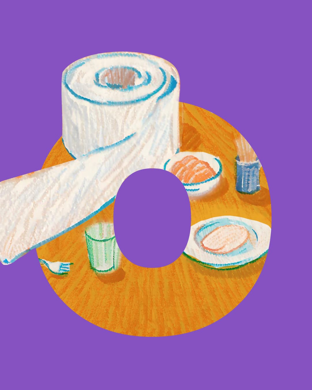The Curious Presence of Toilet Paper on Dining Tables